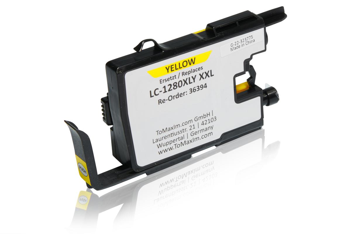 Cartouche compatible Brother LC-1280Y - jaune - 1200 pages offrez-vous la qualité au meilleur prix ! | cartoucheclub.com