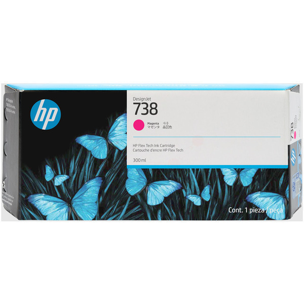 Original HP 676M7A / 738 Cartouche d'encre magenta