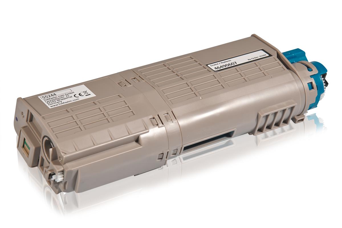 Alternative à OKI 46490607 Cartouche toner, cyan