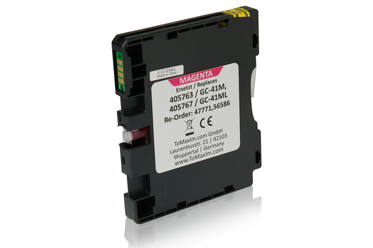 Alternative à Ricoh 405763 / GC-41M Gel Cartridge, magenta