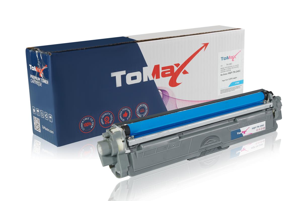 ToMax Premium Alternative à Brother TN-242C / TN-246C Cartouche toner, cyan