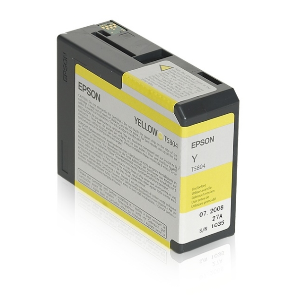 Original Epson C13T580400 / T5804 Cartouche d'encre jaune