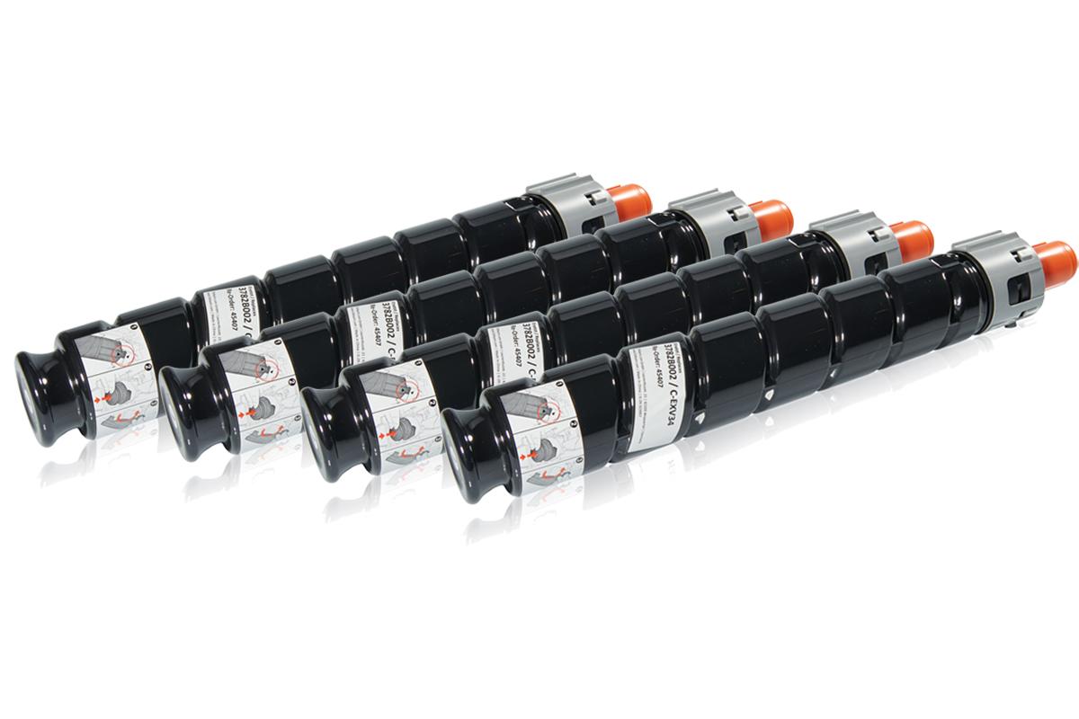 Multipack compatible avec Canon C-EXV 34 contient 4x Cartouche toner