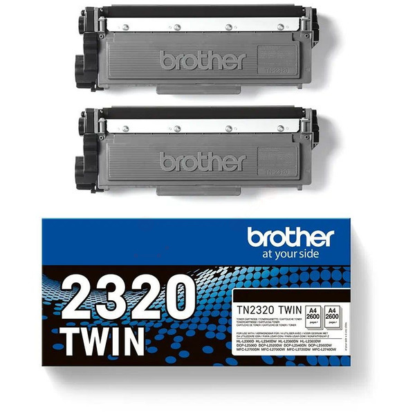 Original Brother TN2320TWIN Toner noir