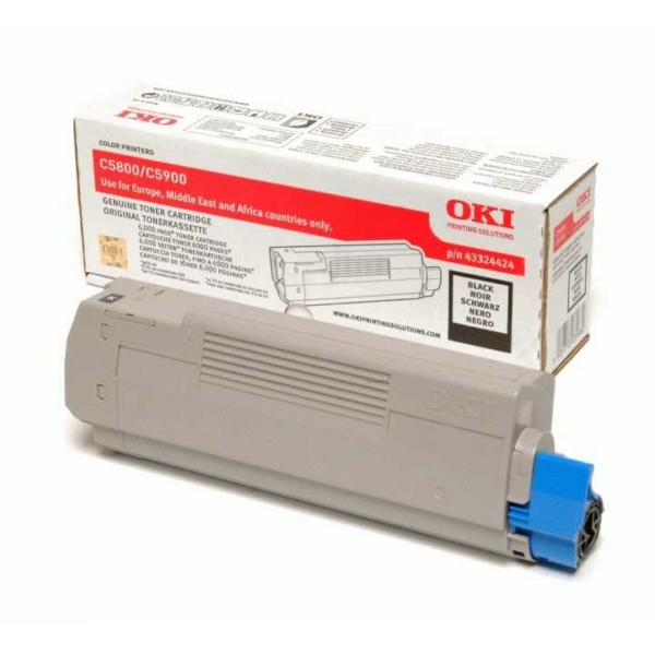Original OKI 43324424 Toner noir
