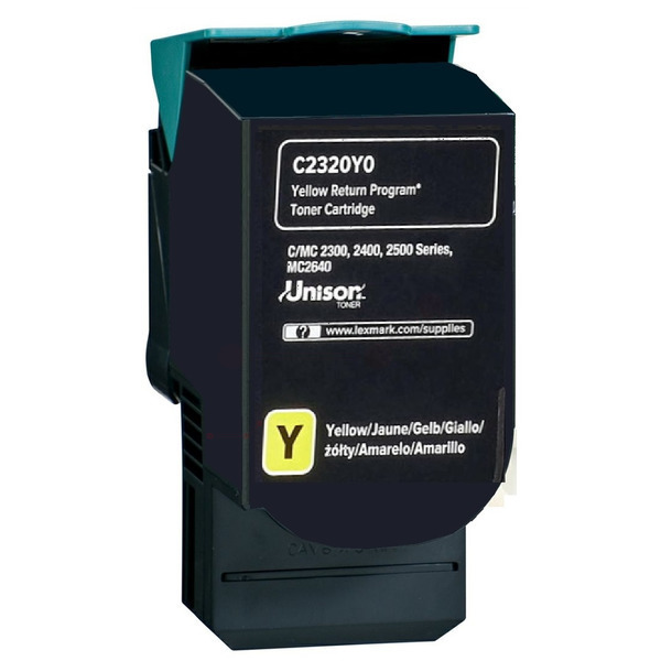 Original Lexmark C2320Y0 Toner jaune