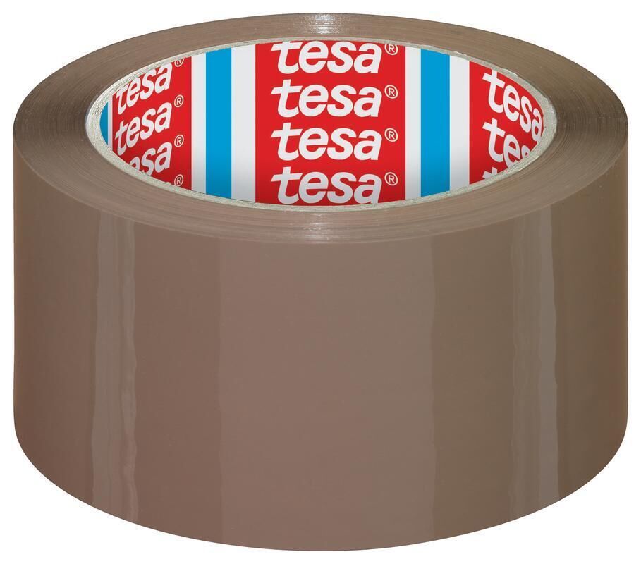 TESA ruban d'emballage, brun, 50mmx66m, (6 pièces)