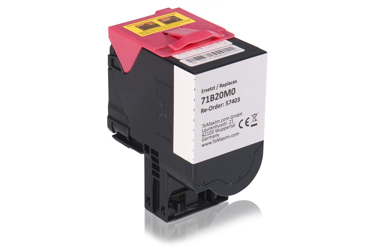 Alternative à Lexmark 71B20M0 Cartouche toner, magenta