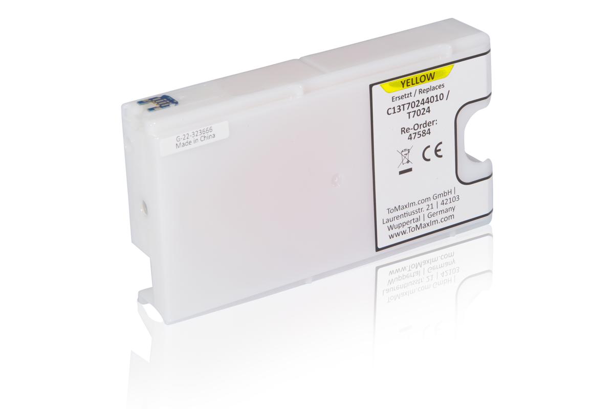 Alternative à Epson C13T70244010 / T7024 XL Cartouche d'encre, jaune