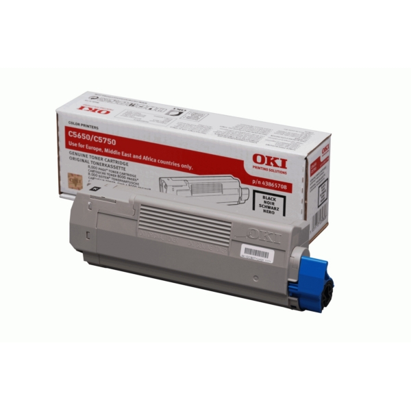 Original OKI 43865708 Toner noir