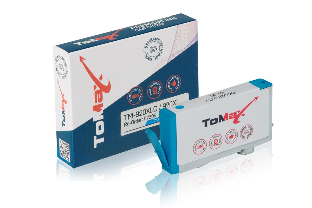 ToMax Premium alternative à HP CD972AE / 920XL Cartouche d'encre, cyan