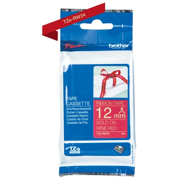 Original Brother TZERW34 P-Touch Ruban