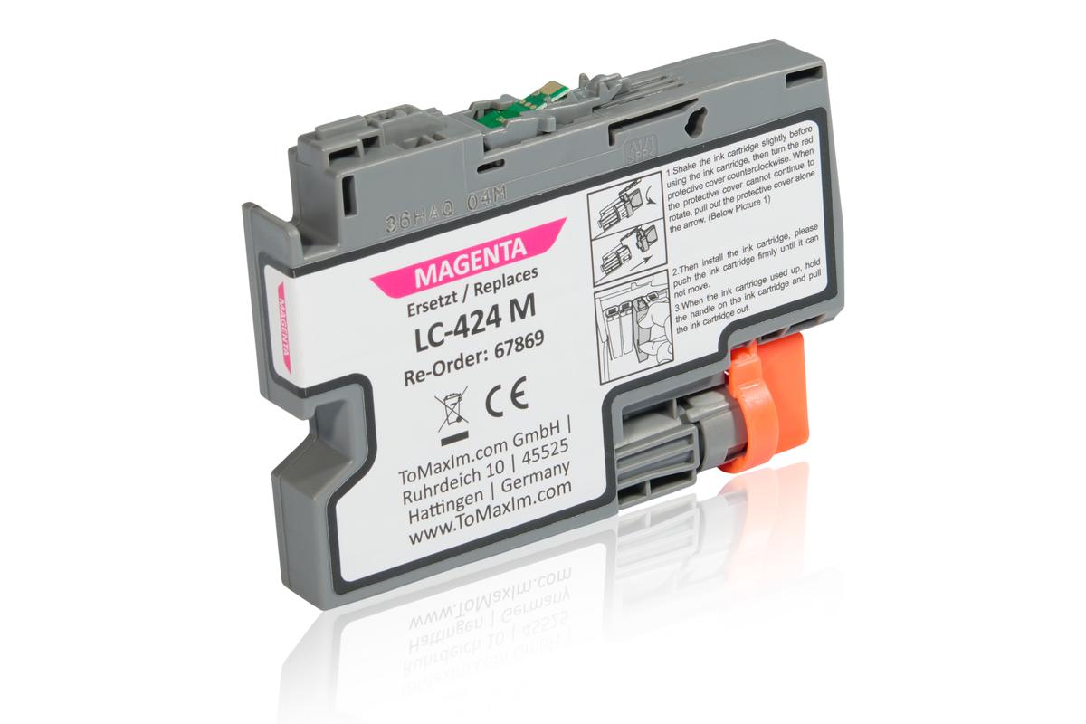 Alternative à Brother LC-424M Cartouche d'encre, magenta
