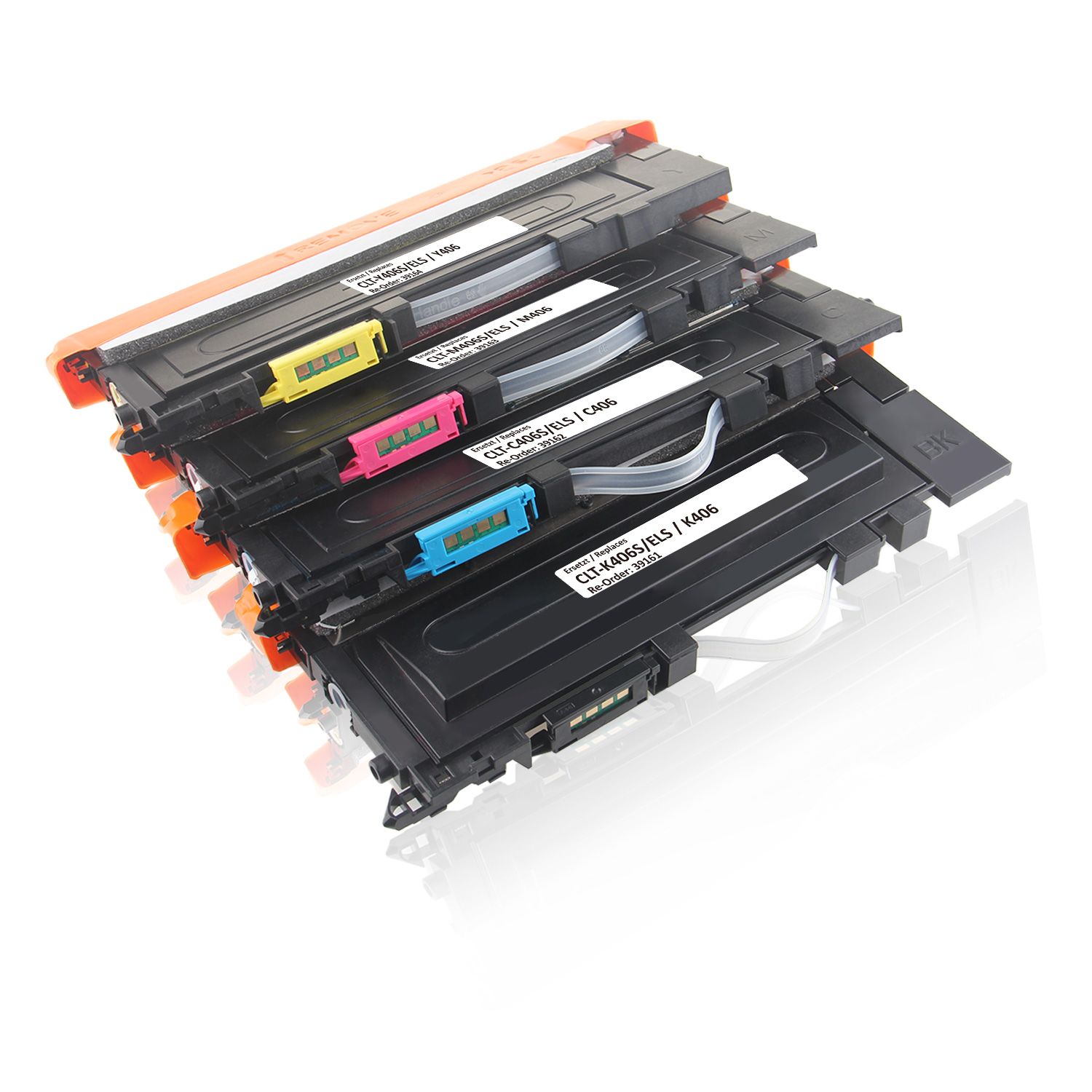 Multipack compatible avec Samsung / HP CLT-P406C/ELS / C406 contient 4x Cartouche toner