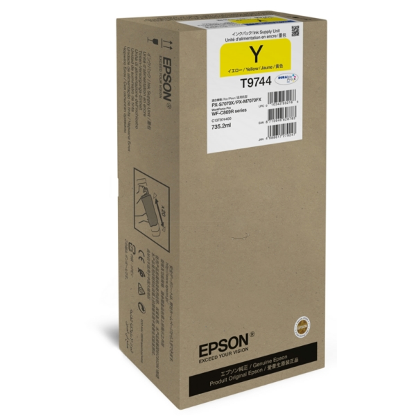 Original Epson C13T974400 / T9744 Cartouche d'encre jaune