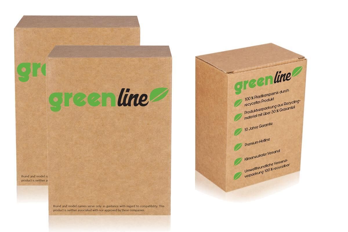 greenline set économique compatible avec Epson C13T 12814011 / T1281 contient 2x Cartouche d'encre