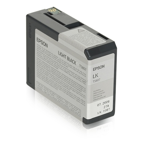 Original Epson C13T580700 / T5807 Cartouche d'encre gris