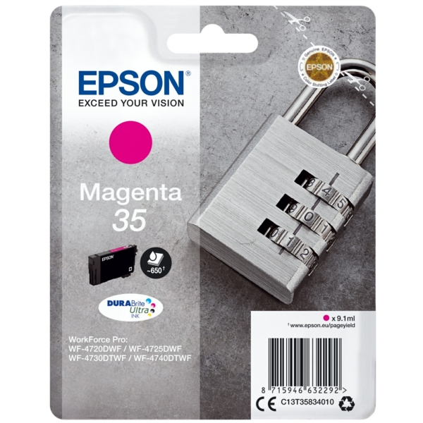 Original Epson C13T35834010 / 35 Cartouche d'encre magenta