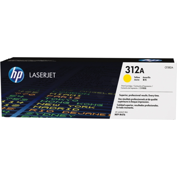 Original HP CF382A / 312A Toner jaune