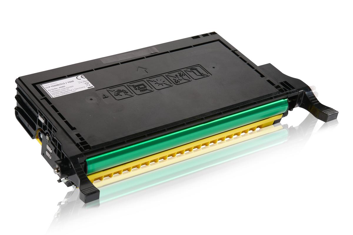 Alternative à Samsung / HP CLP-Y660B/ELS / Y660 Cartouche toner, jaune