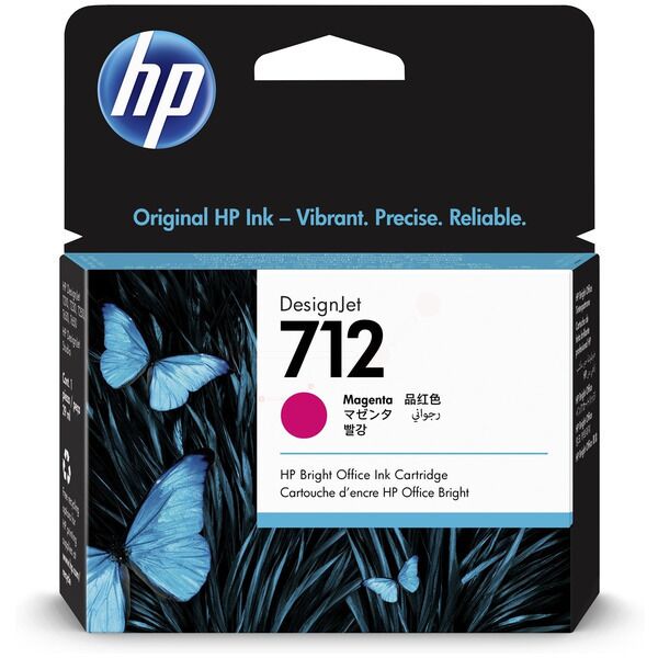 Original HP 3ED68A / 712 Cartouche d'encre magenta