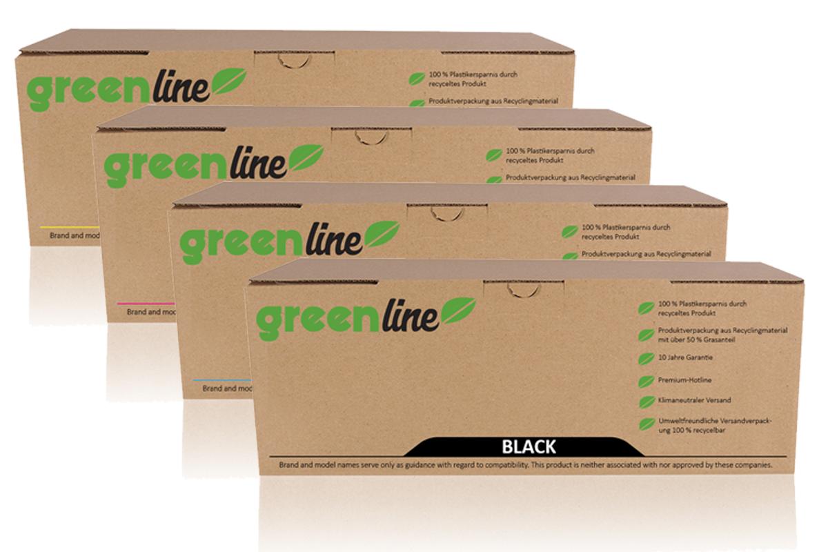 greenline multipack compatible avec HP CF400A / 201A contient 4x Cartouche toner