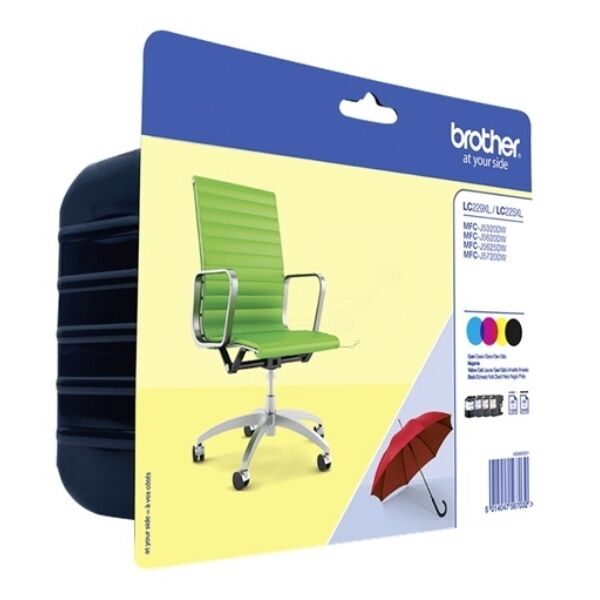 Original Brother LC229XLVALBP Cartouche d'encre Multipack