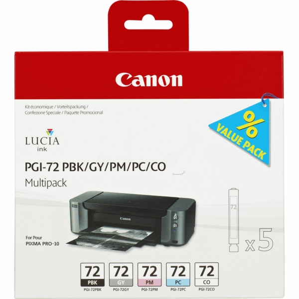 Original Canon 6403B007 / PGI72 Cartouche d'encre multi pack