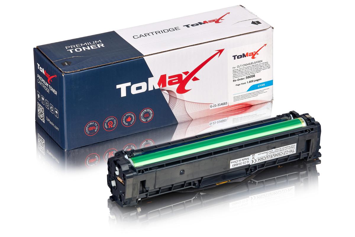 ToMax Premium alternative à Samsung / HP CLT-C504S/ELS / C504S Cartouche toner, cyan