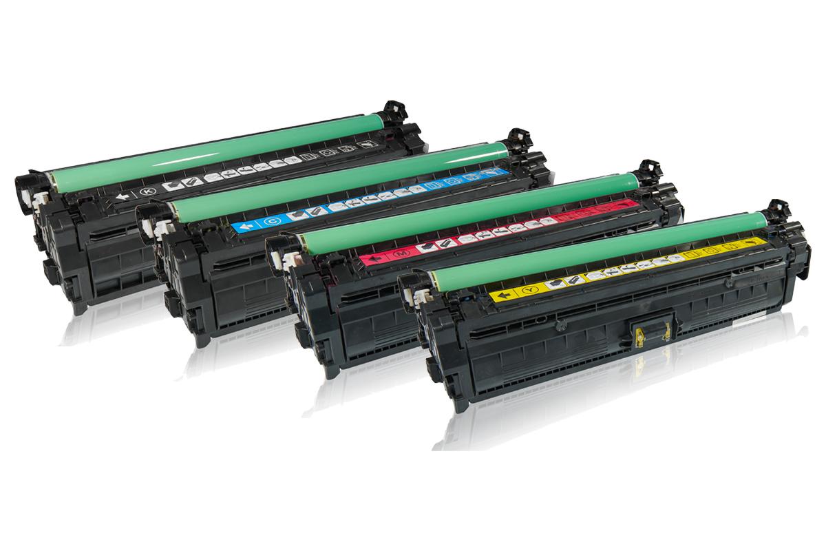 Multipack compatible avec HP CE340A / 651A contient 4x Cartouche toner
