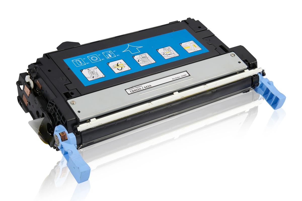 Alternative à HP CB402A / 642A Cartouche toner, jaune