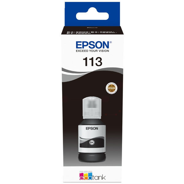 Original Epson C13T06B140 / 113 Bouteille d'encre noire