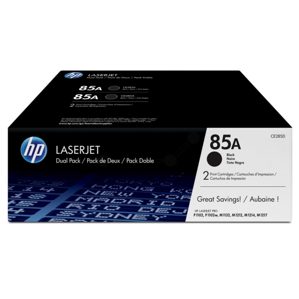 Original HP CE285AD / 85A Toner noir