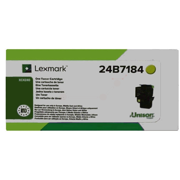 Original Lexmark 24B7184 Toner jaune