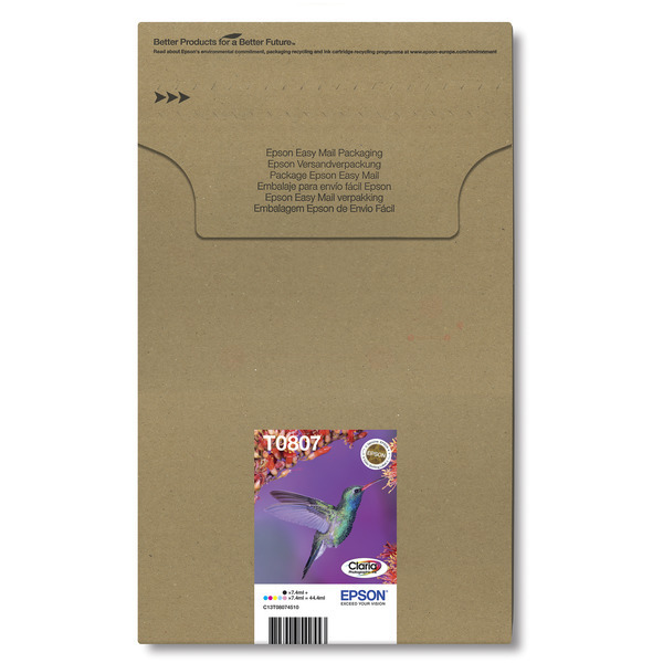 Original Epson C13T08074510 / T0807 Cartouche d'encre multi pack