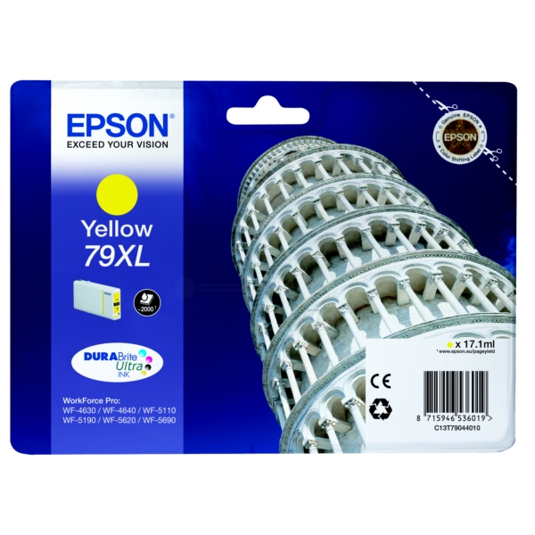 Original Epson C13T79044010 / 79XL Cartouche d'encre jaune