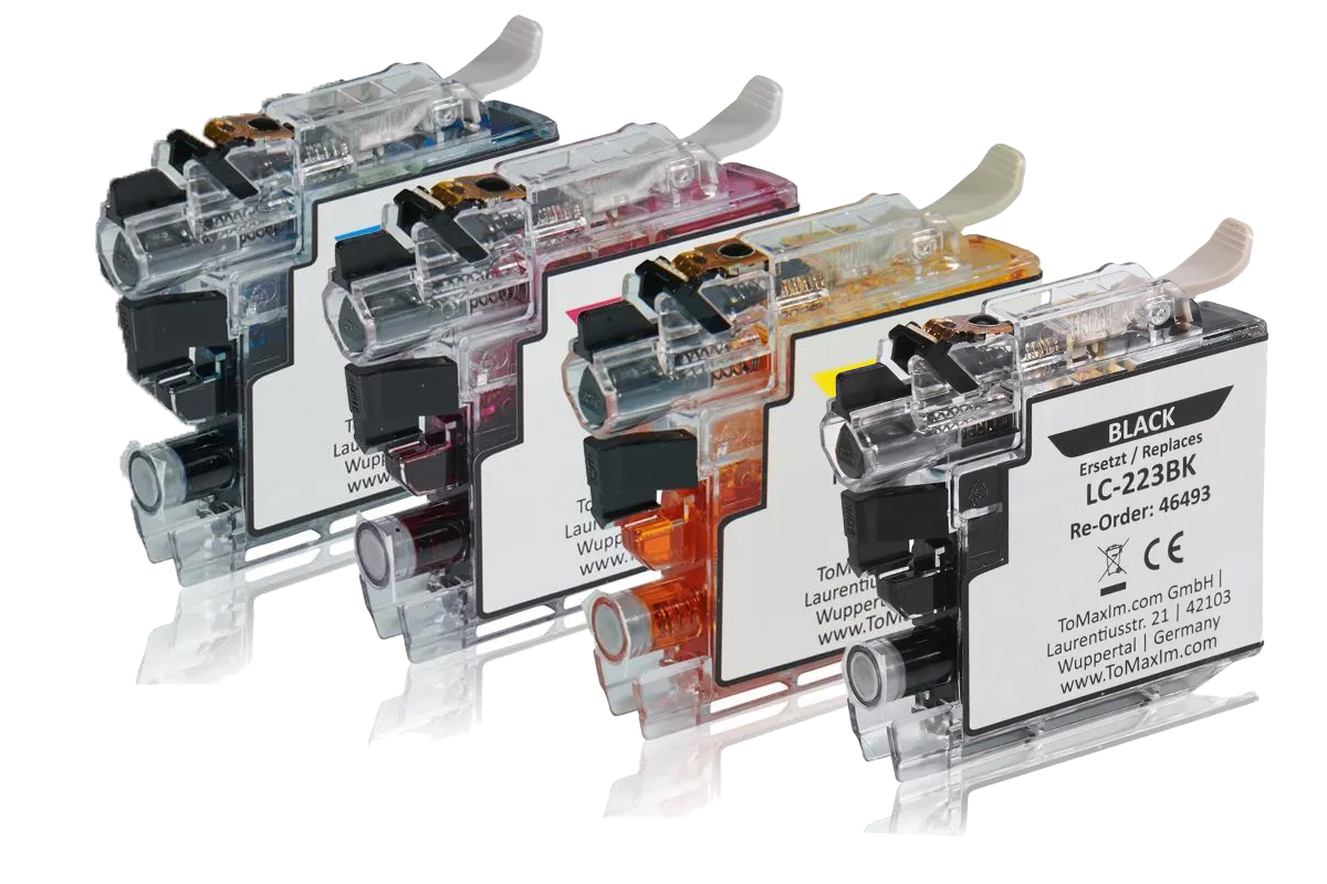 Multipack compatible avec Brother LC223VALBP contient 4x Cartouche d'encre