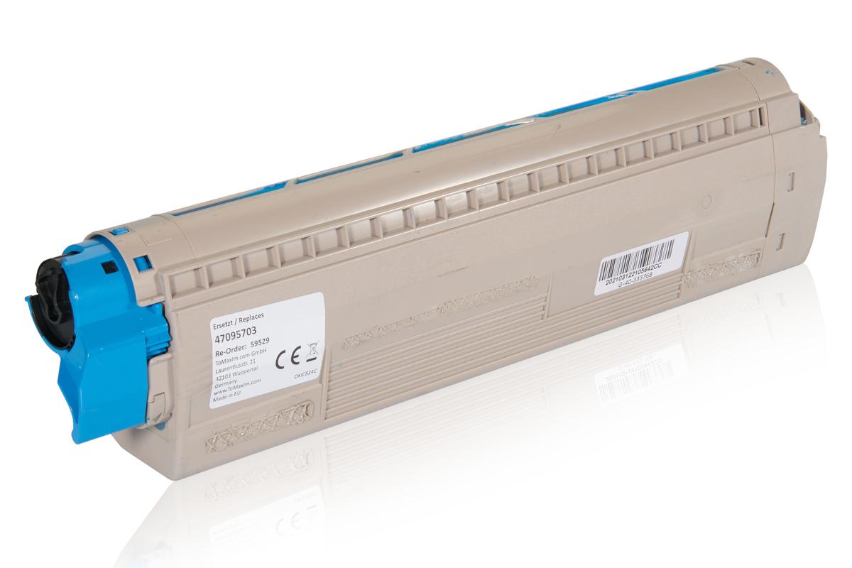 Alternative à OKI 47095703 / C824 / C834 / C844 Cartouche toner, cyan
