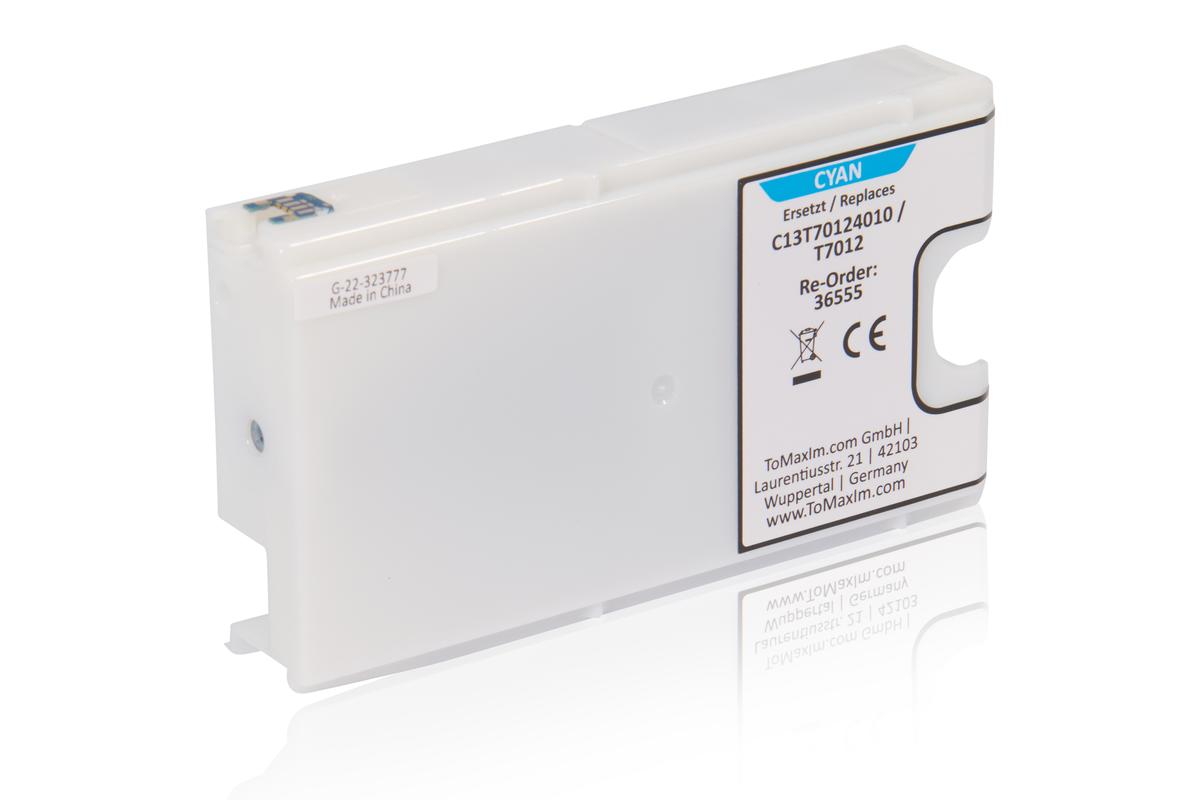 Alternative à Epson C13T70124010 / T7012 Cartouche d'encre, cyan