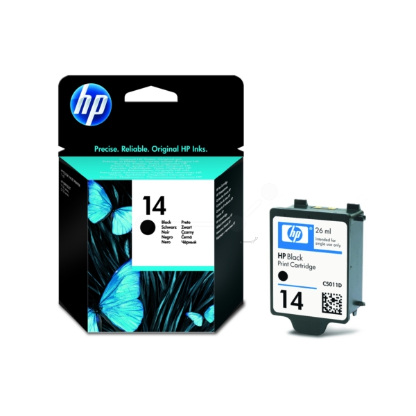 Multipack compatible avec HP C5011DE / 14 contient 2x Cartouche d'encre