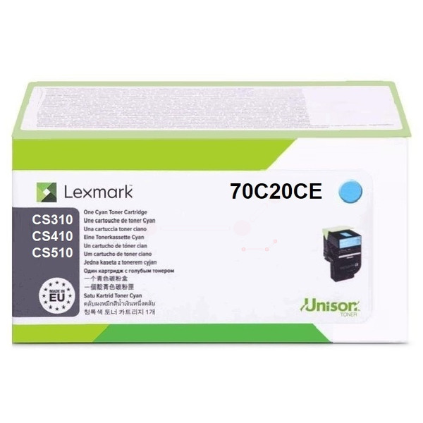 Original Lexmark 70C20CE / 702C Toner cyan
