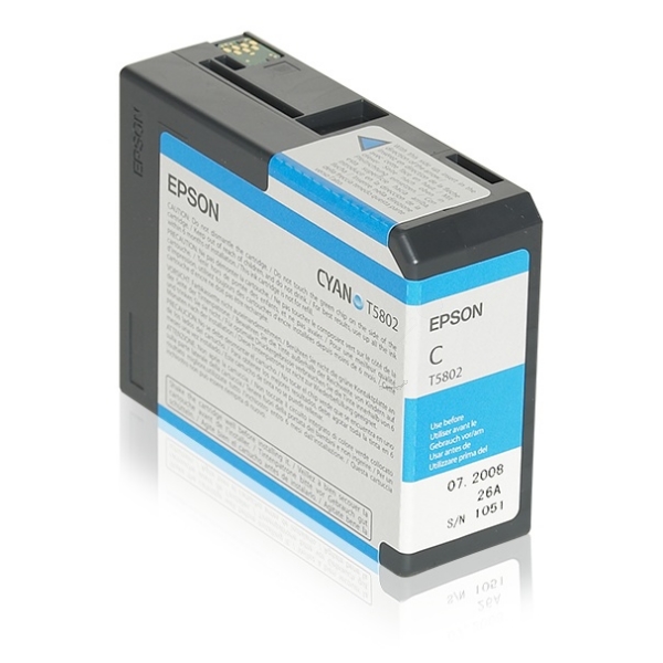 Original Epson C13T580200 / T5802 Cartouche d'encre cyan