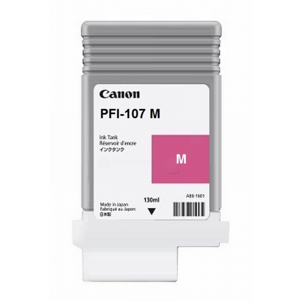 Original Canon 6707B001 / PFI107M Cartouche d'encre magenta