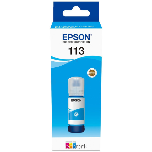Original Epson C13T06B240 / 113 Bouteille d'encre cyan