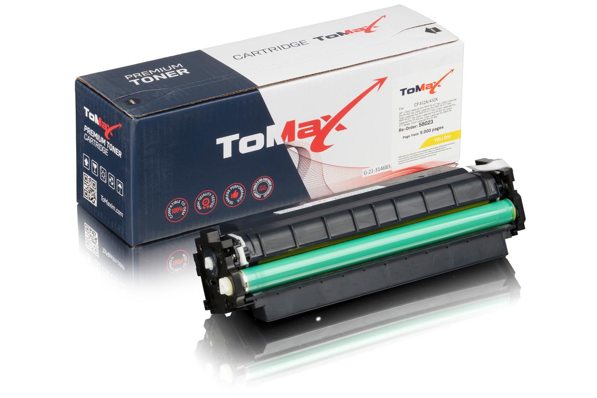 ToMax Premium alternative à HP CF412X / 410X Cartouche toner, jaune