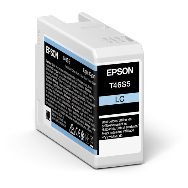 Original Epson C13T46S500 / T46S5 Cartouche d'encre cyan claire