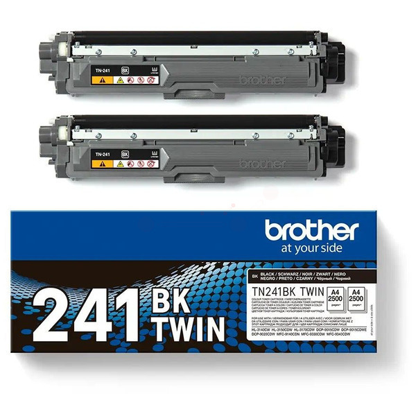 Original Brother TN241BKTWIN Toner noir