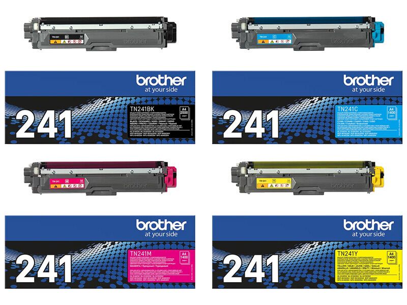 Multipack de toners Brother TN241 d'origine