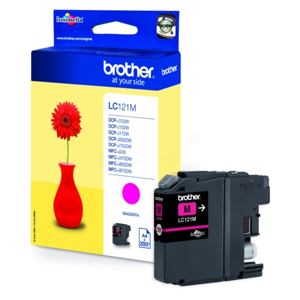Original Brother LC121M Cartouche d'encre magenta
