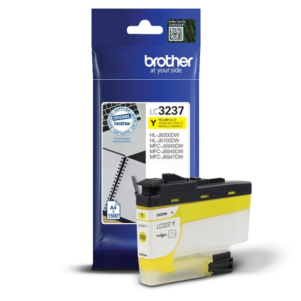 Original Brother LC3237Y Cartouche d'encre jaune